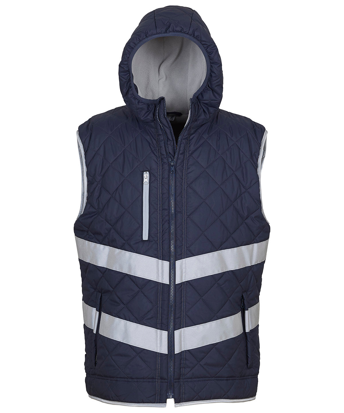 Hi-vis Kensington hooded gilet (HV007)