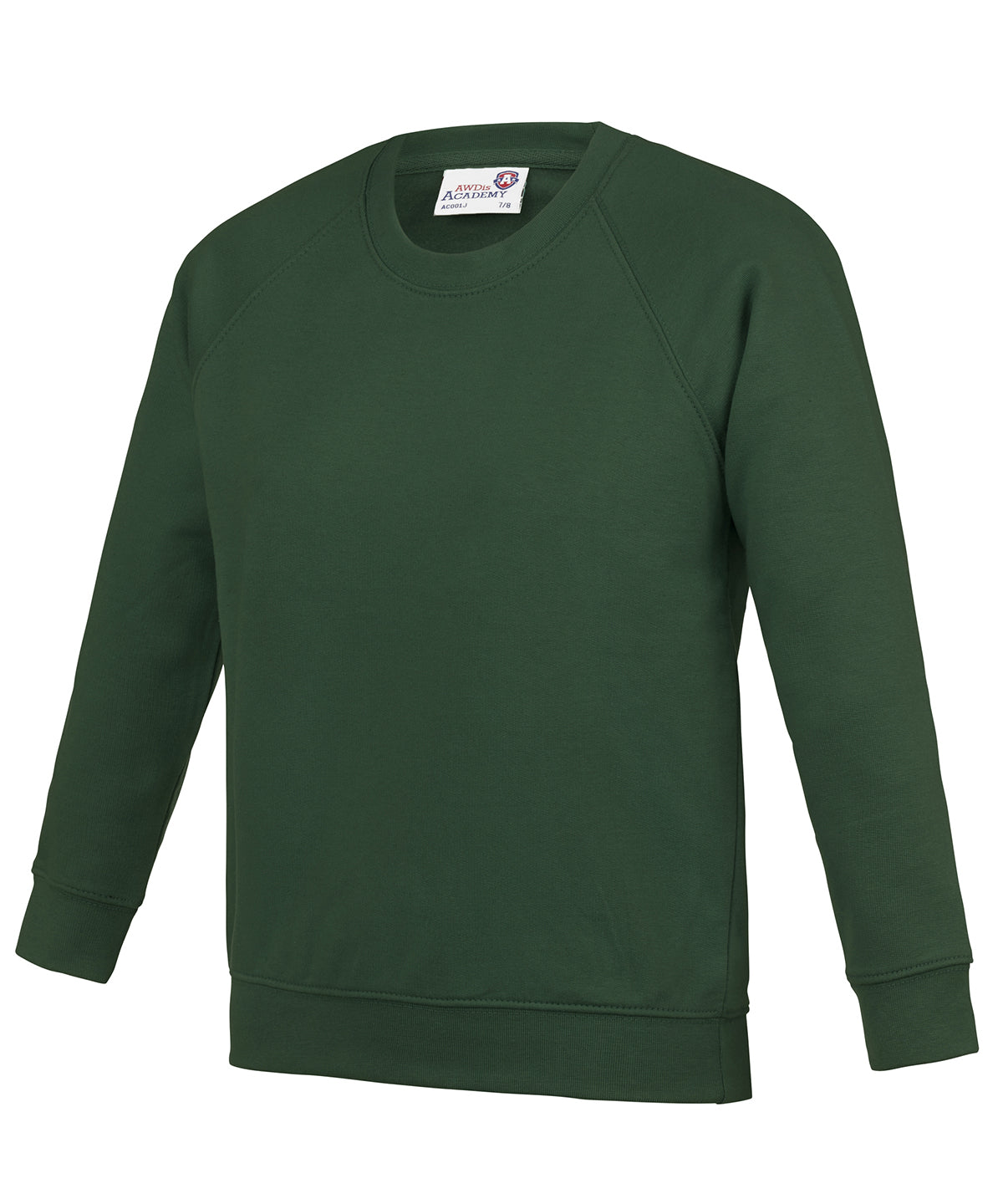 Academy Green - Kids Academy raglan sweatshirt - GarmentEmbroidery