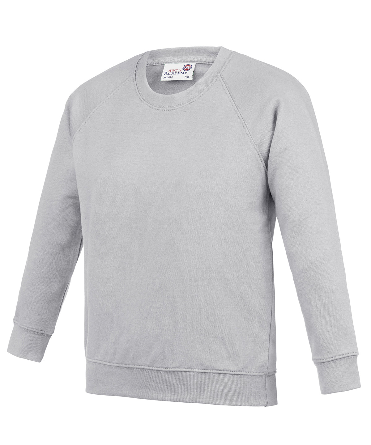 Academy Grey - Kids Academy raglan sweatshirt - GarmentEmbroidery