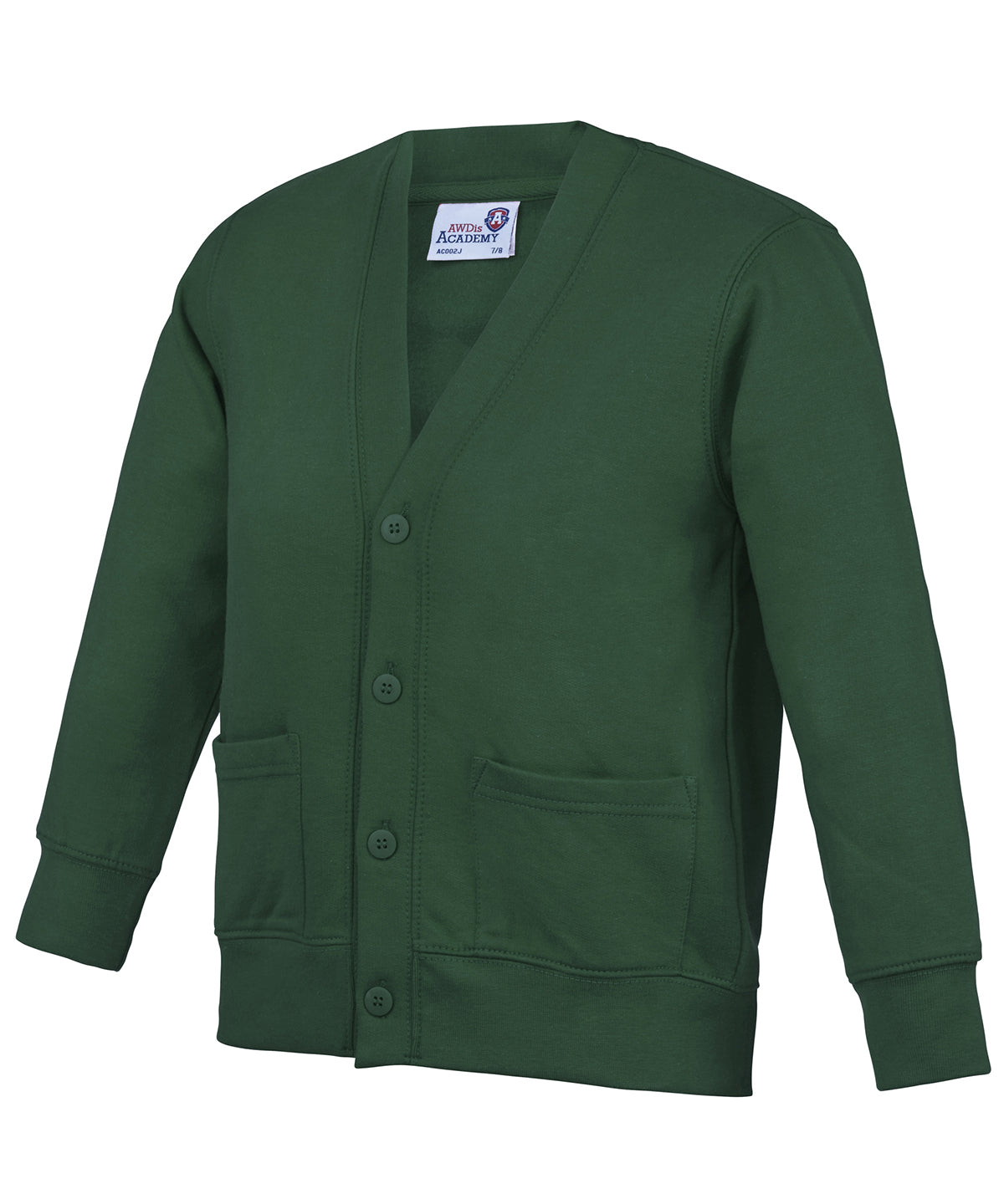 Academy Green - Kids Academy cardigan - GarmentEmbroidery