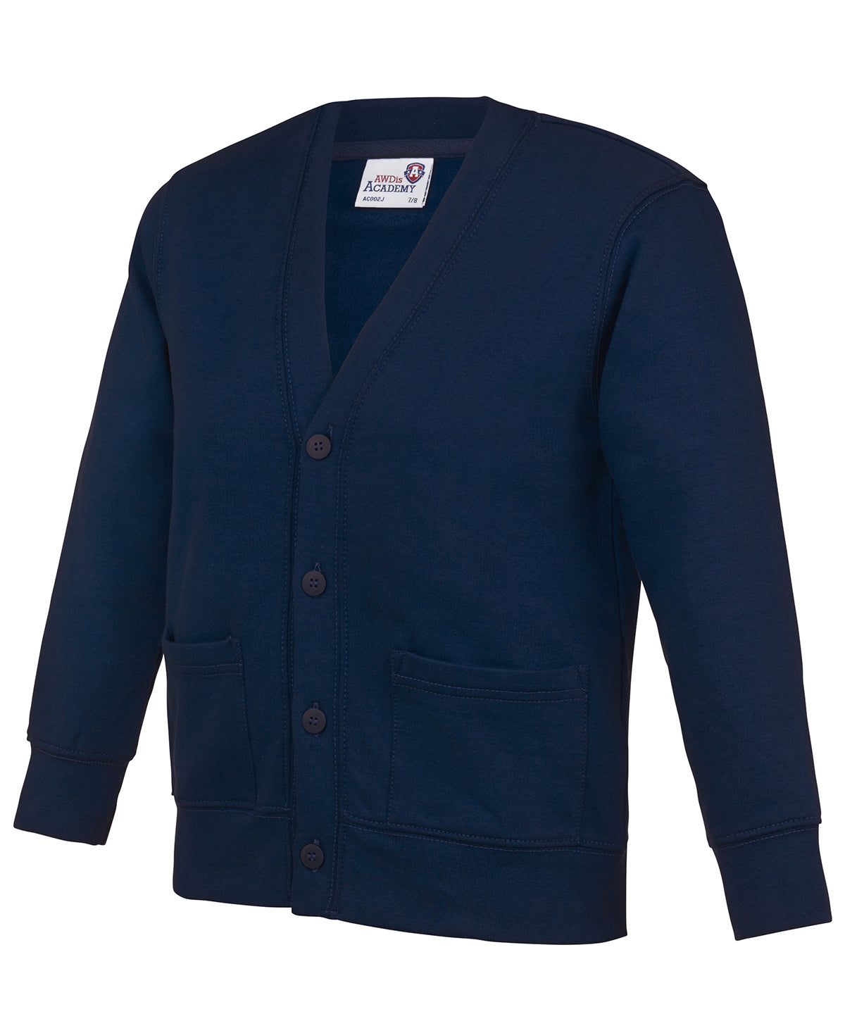 Academy Navy - Kids Academy cardigan - GarmentEmbroidery