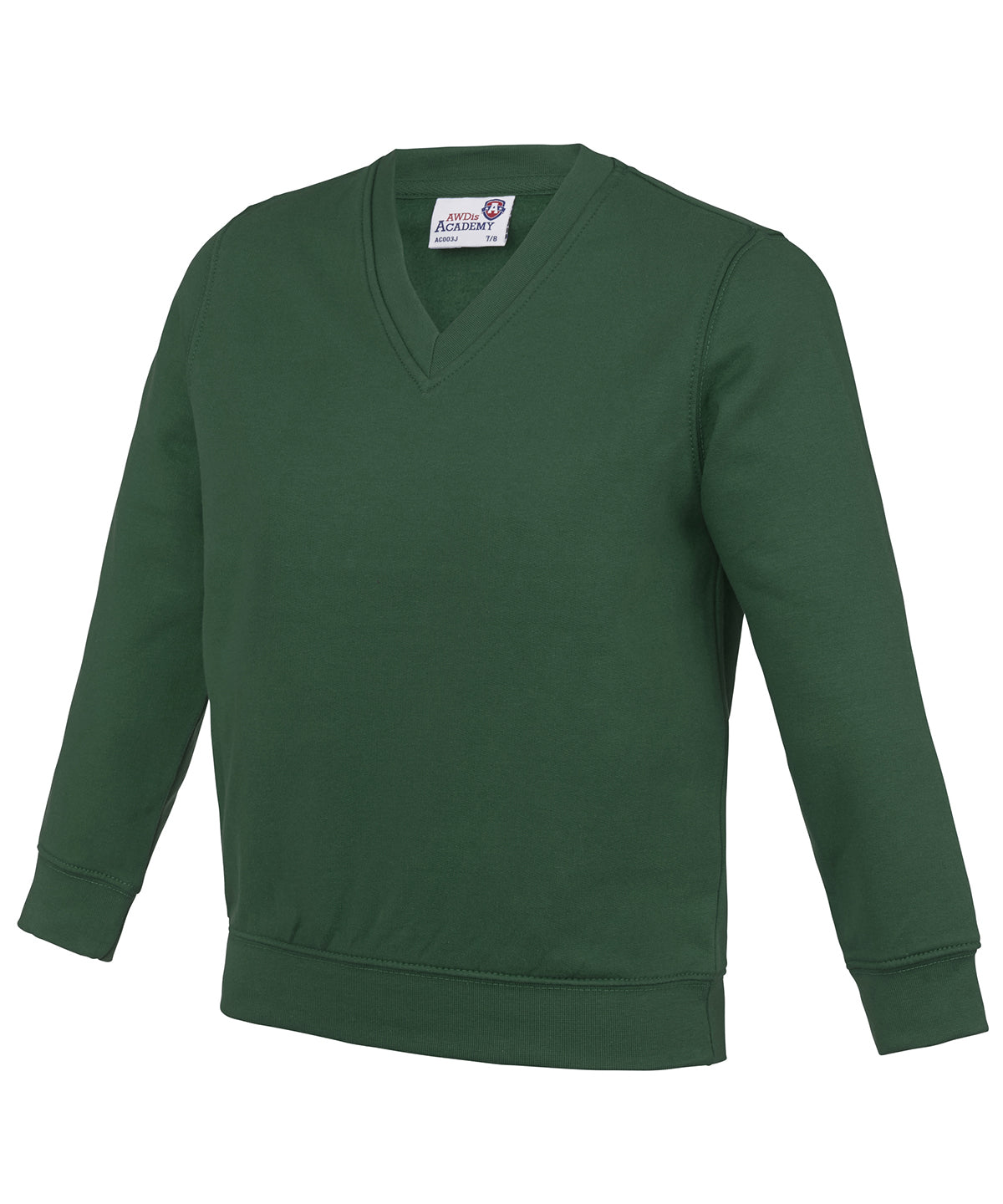 Academy Green - Kids Academy v-neck sweatshirt - GarmentEmbroidery