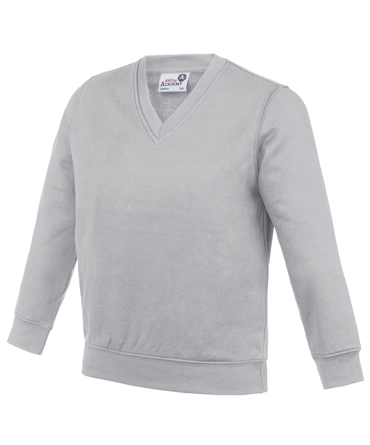 Academy Grey - Kids Academy v-neck sweatshirt - GarmentEmbroidery