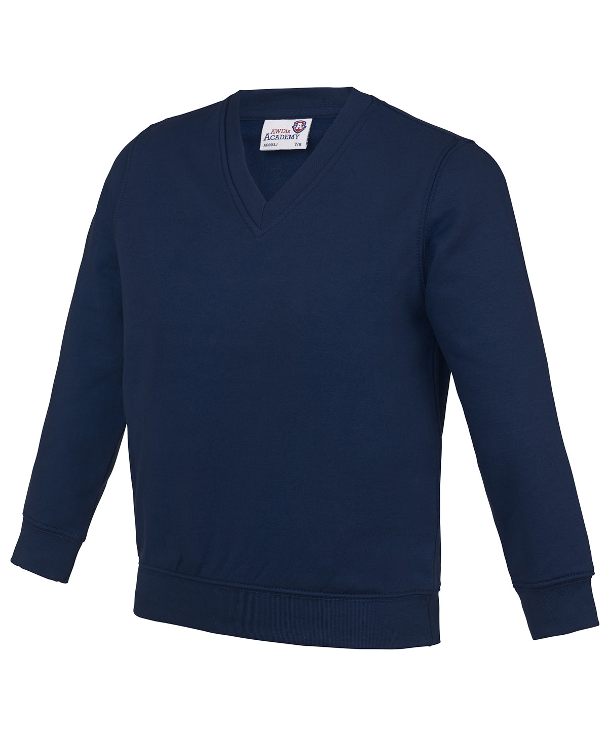 Academy Navy - Kids Academy v-neck sweatshirt - GarmentEmbroidery