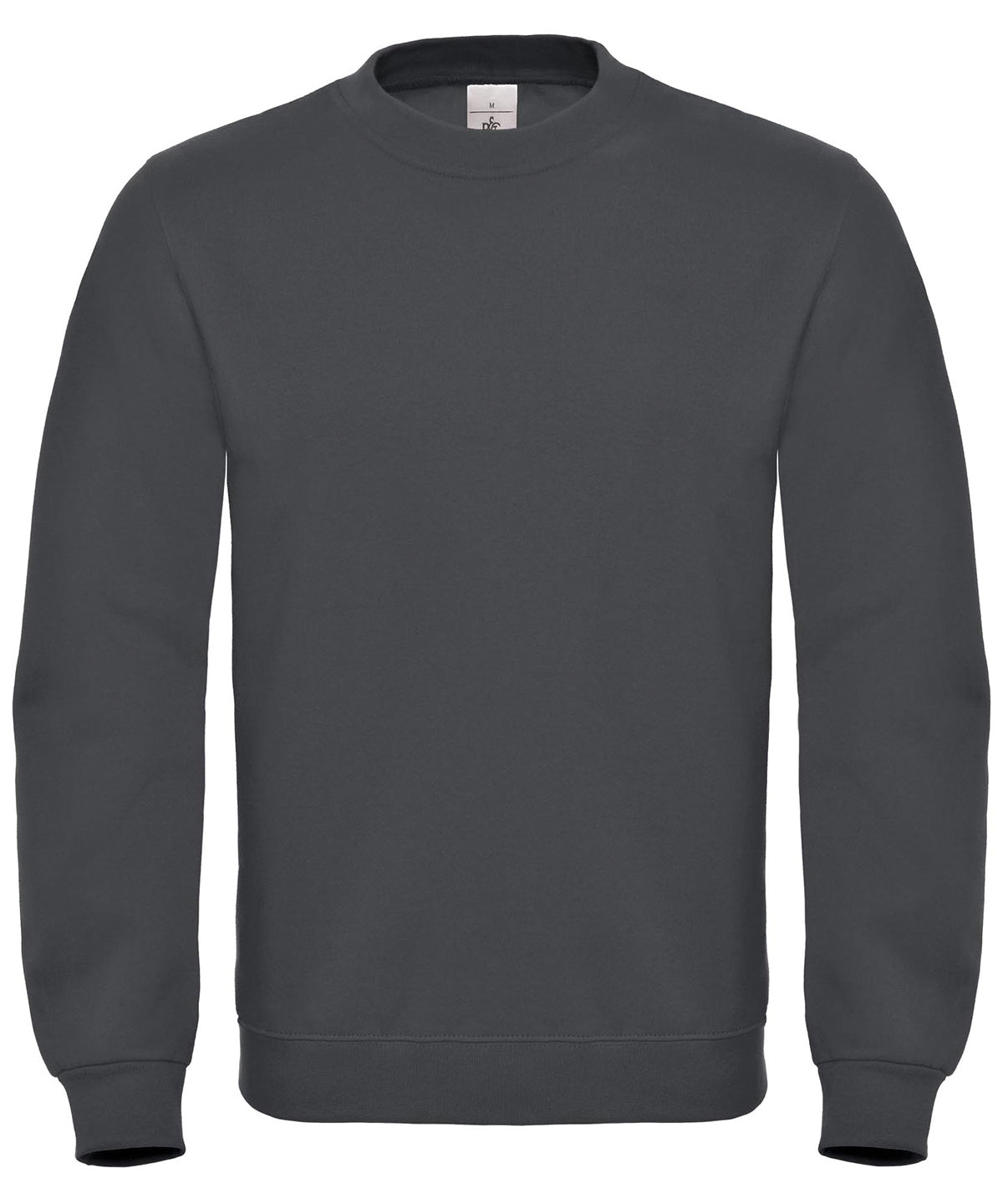 Anthracite - B&C ID.002 Sweatshirt - GarmentEmbroidery