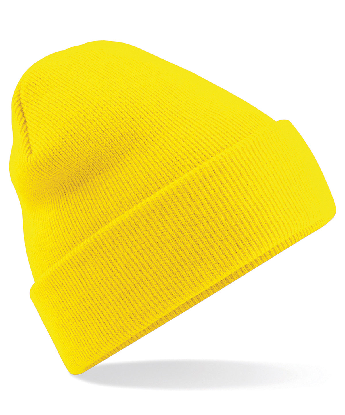 Yellow - Original cuffed beanie - GarmentEmbroidery