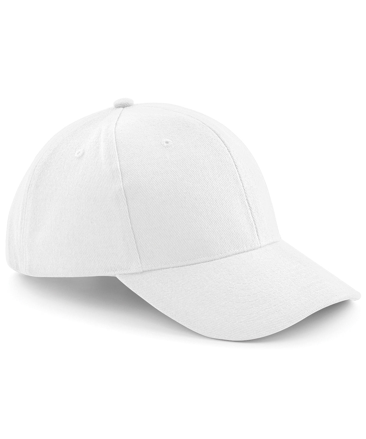 White - Pro-style heavy brushed cotton cap - GarmentEmbroidery