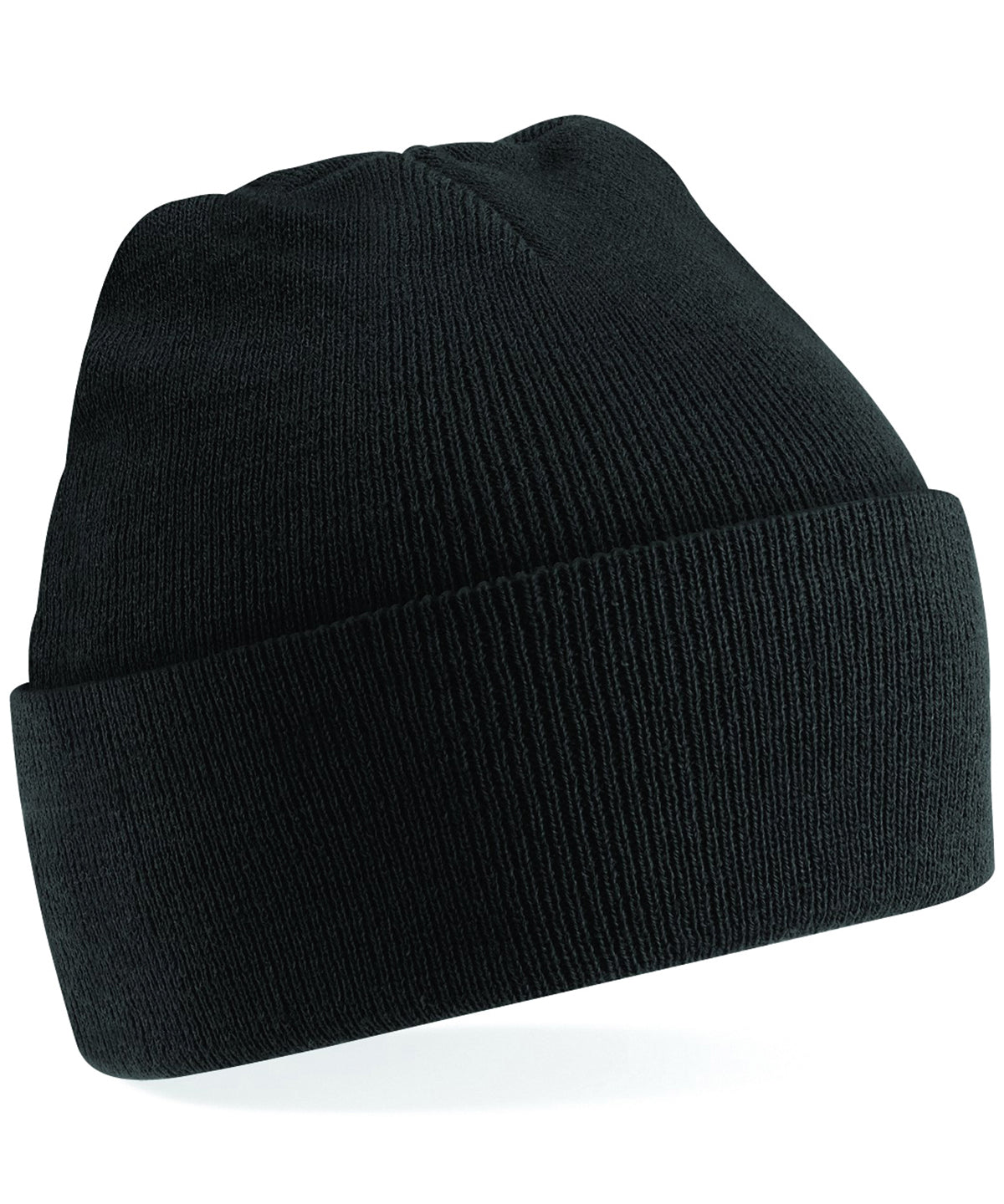 Black - Junior original cuffed beanie - GarmentEmbroidery