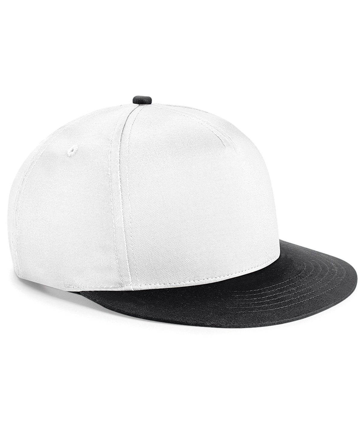 White/Black - Youth snapback - GarmentEmbroidery