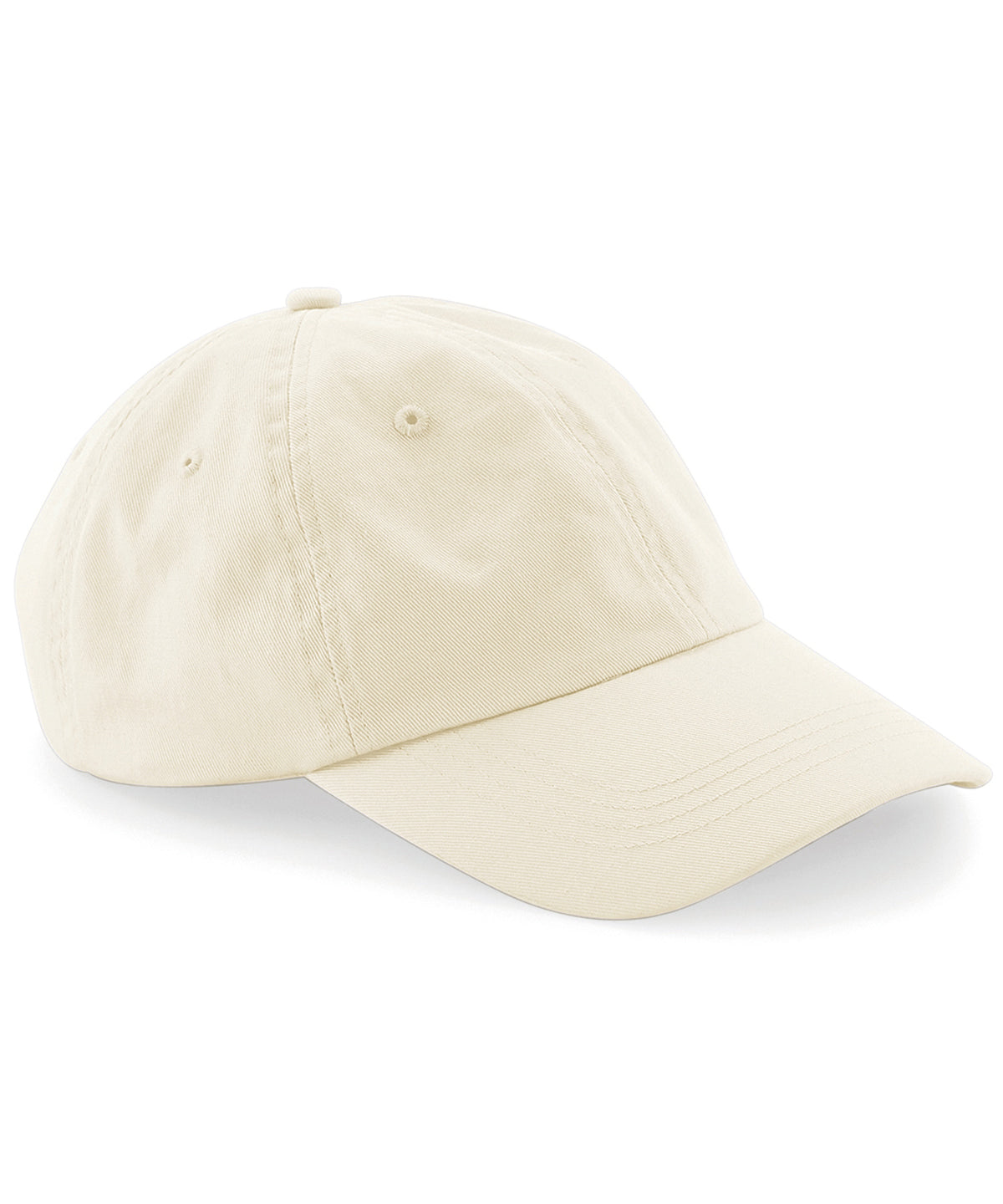 Beige - Low-profile 6-panel dad cap - GarmentEmbroidery