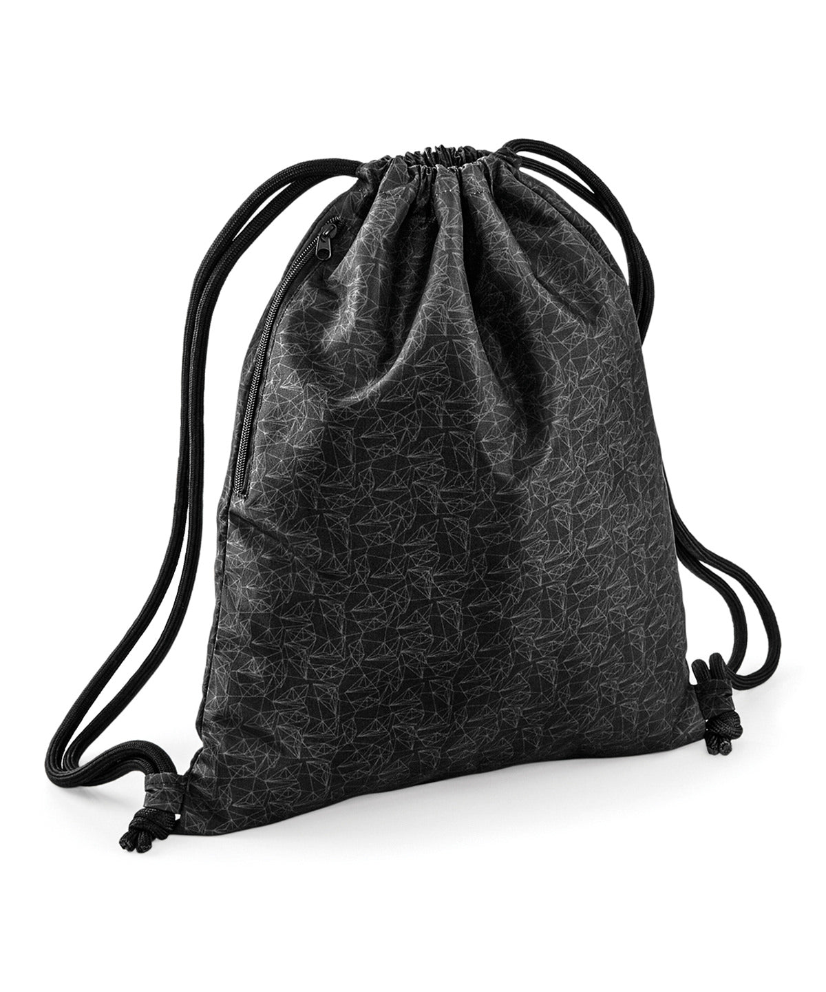 Black Geometric - Graphic gymsac - GarmentEmbroidery