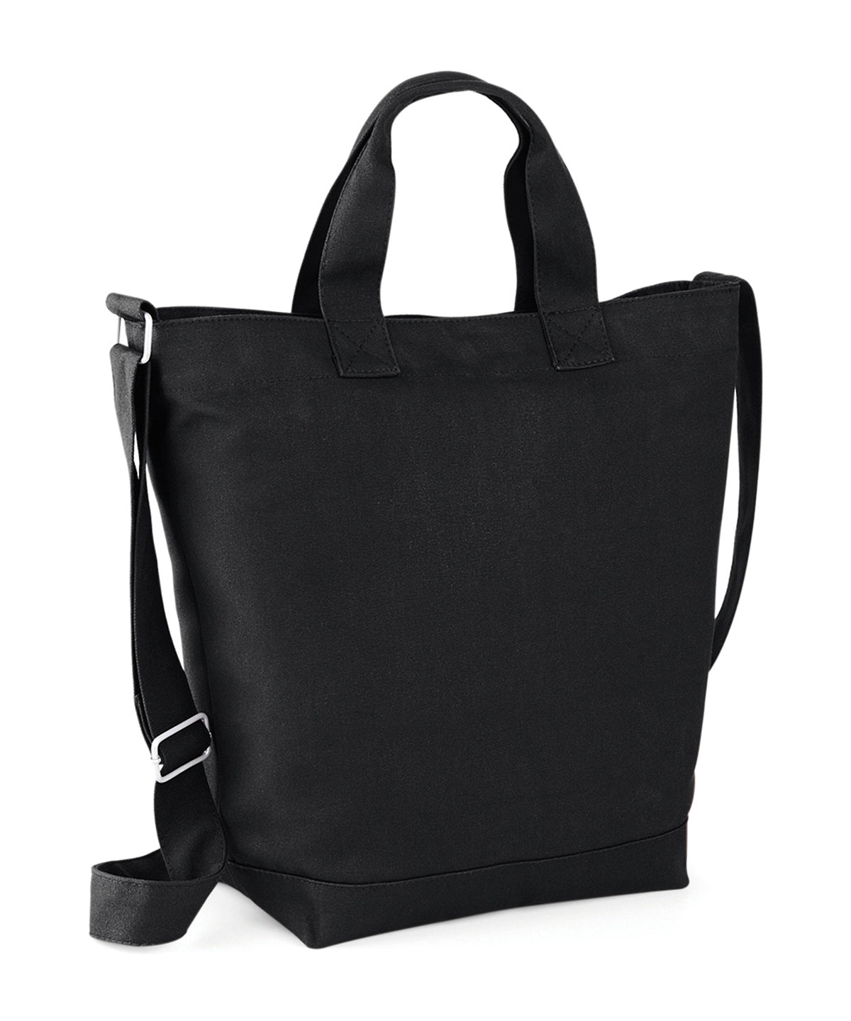 Black - Canvas day bag - GarmentEmbroidery