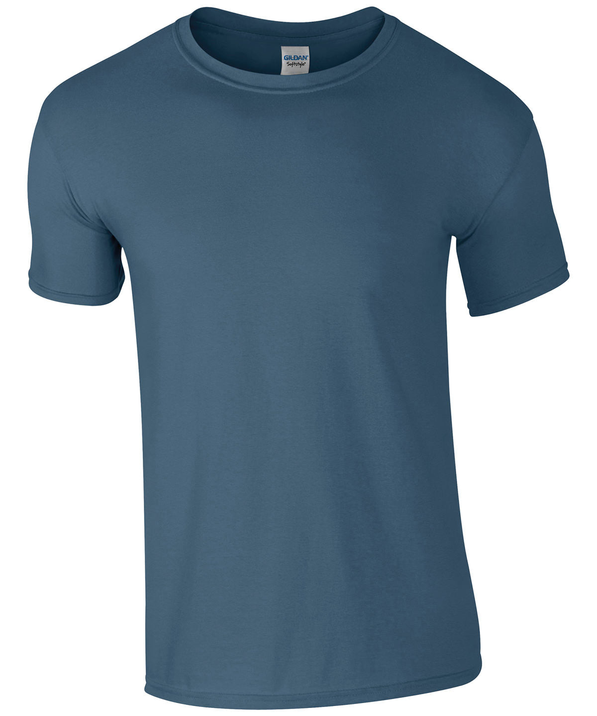 Indigo Blue - Softstyle™ adult ringspun t-shirt - GarmentEmbroidery