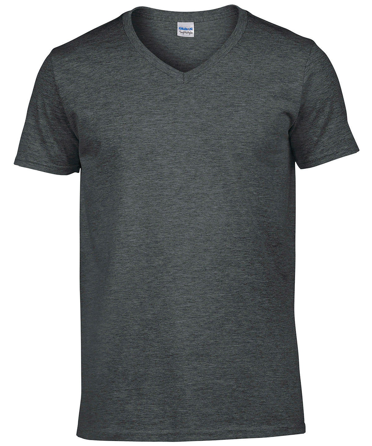 Dark Heather - Softstyle™ v-neck t-shirt - GarmentEmbroidery