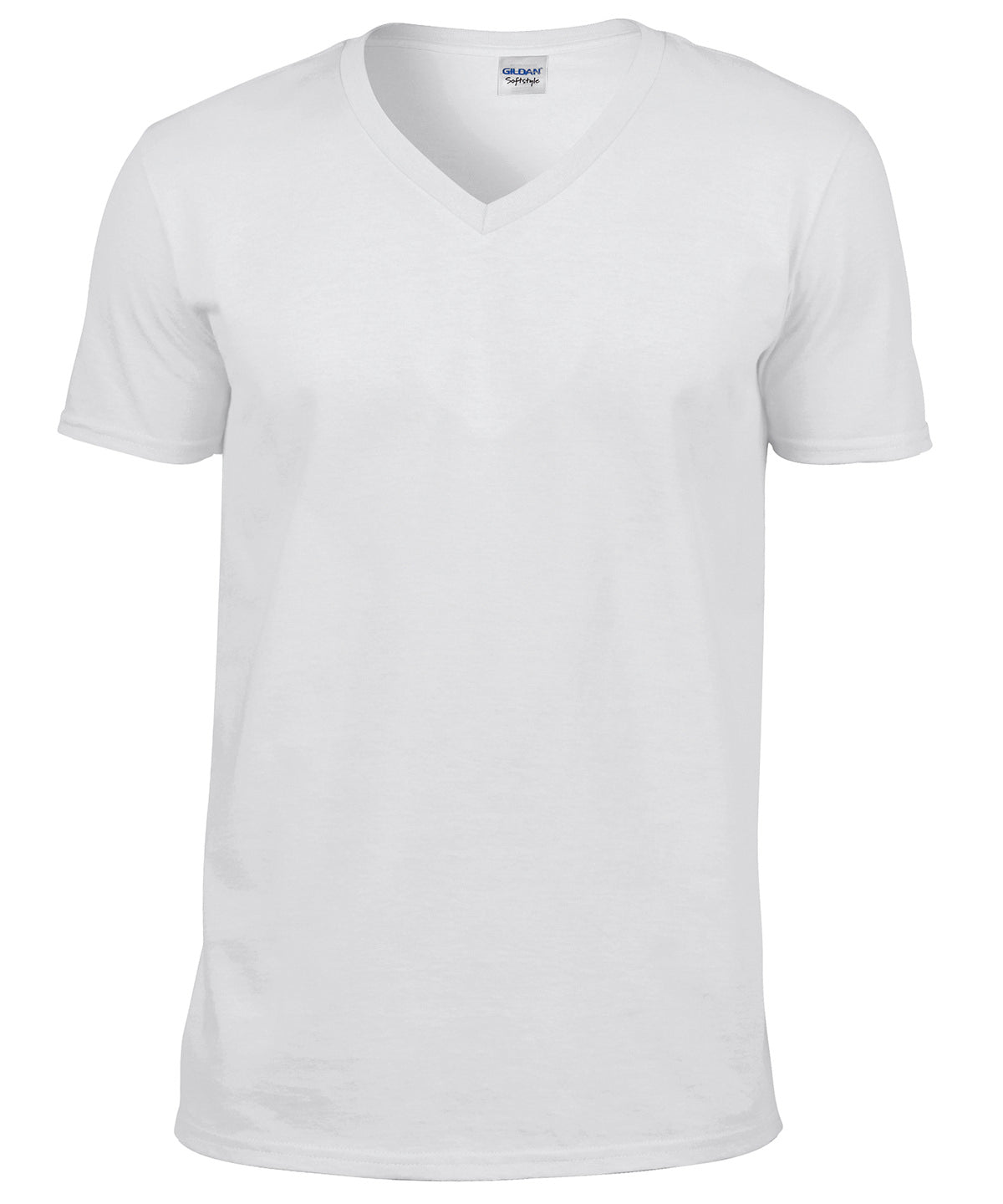 White - Softstyle™ v-neck t-shirt - GarmentEmbroidery