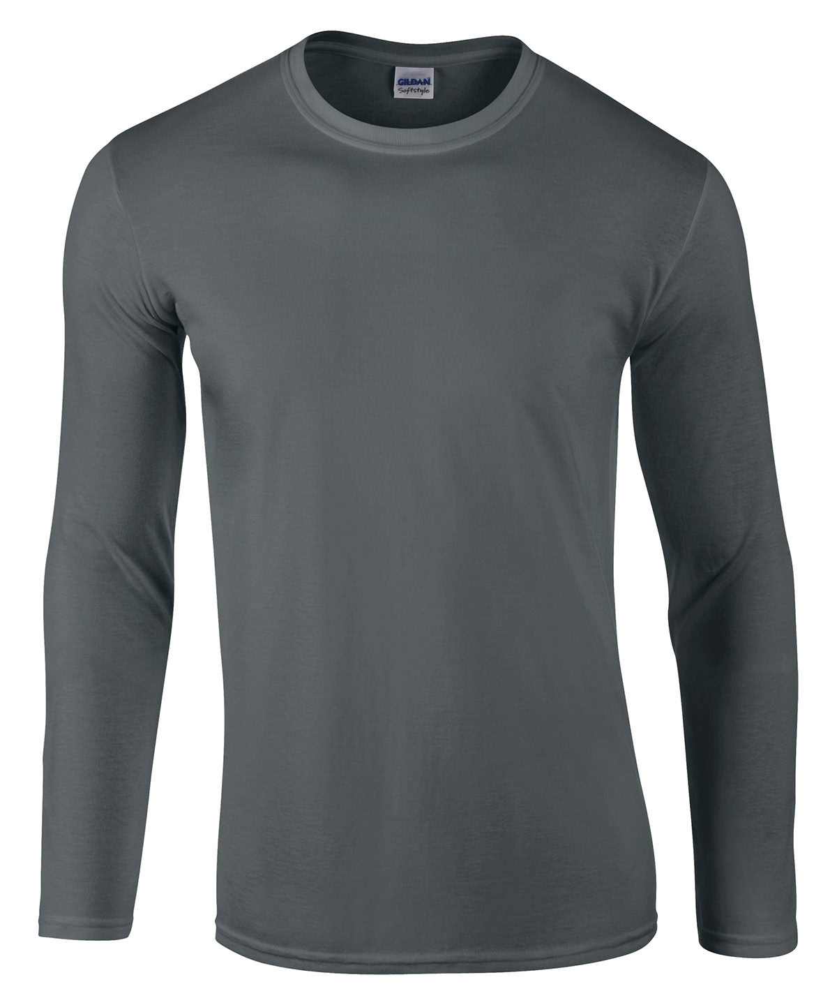 Charcoal - Softstyle™ long sleeve t-shirt - GarmentEmbroidery