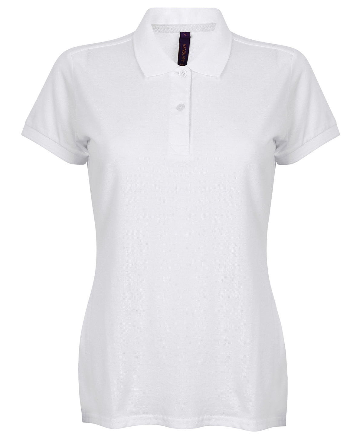 Women's micro-fine piqué polo shirt