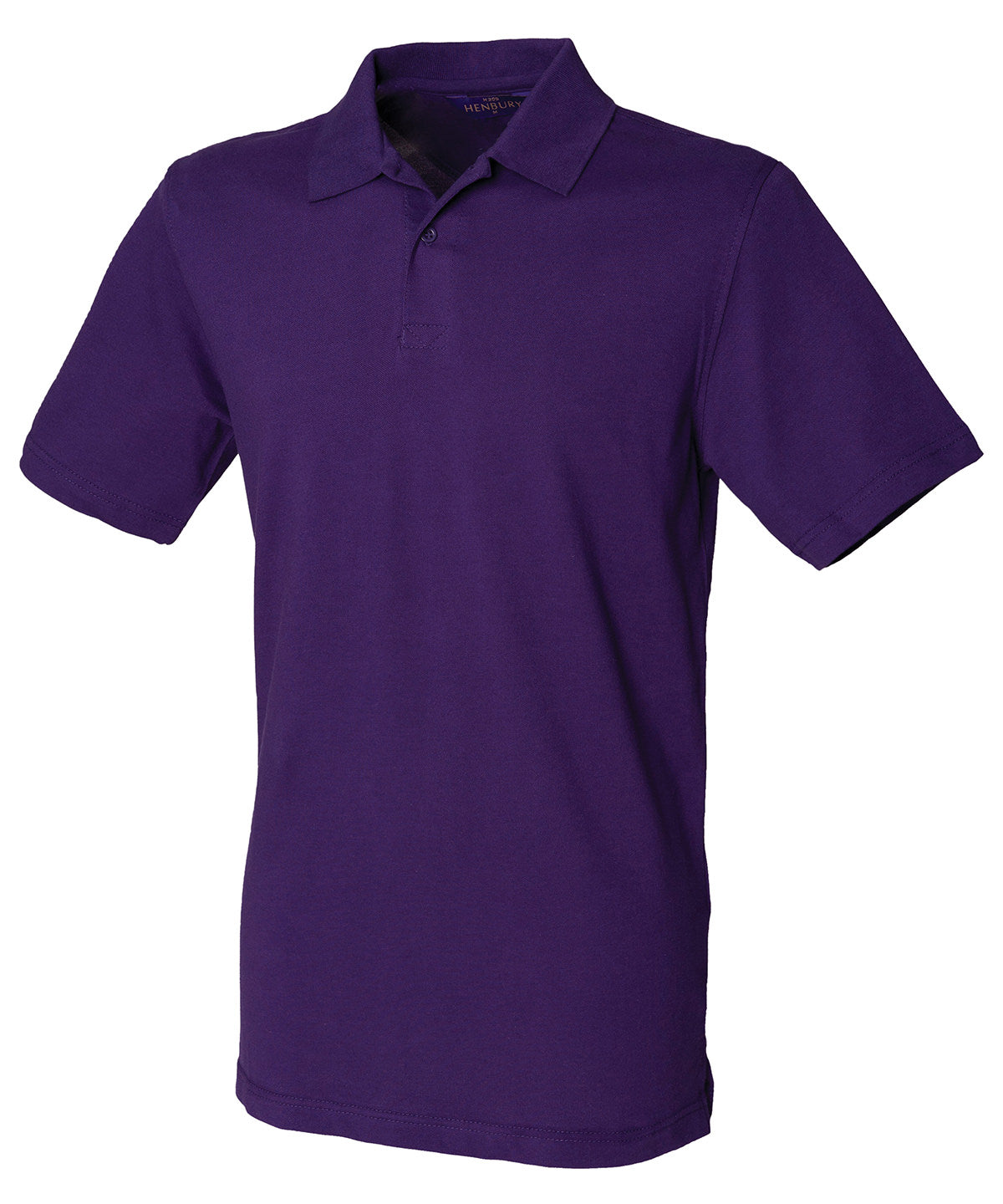 Stretch piqué polo shirt