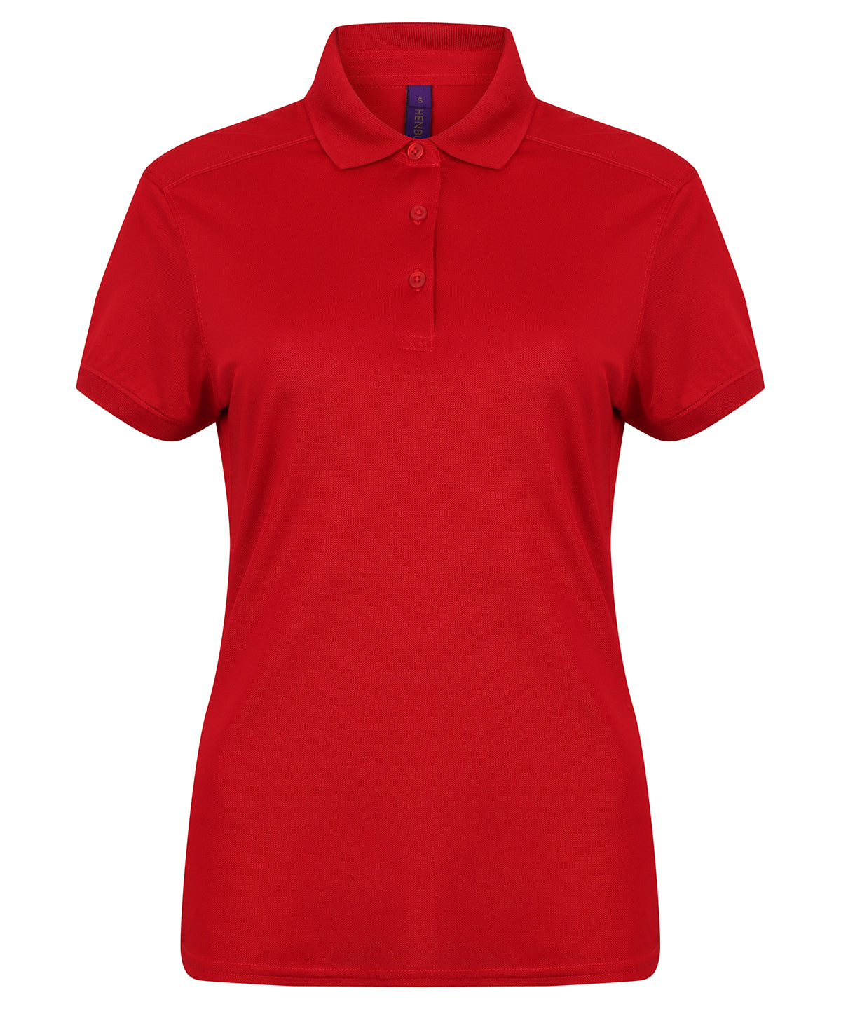 Women's stretch polo shirt with wicking finish (slim fit)