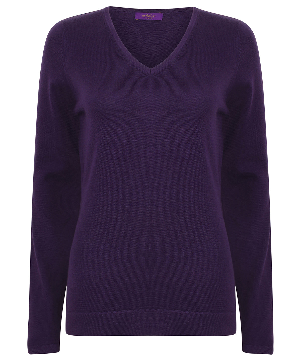 Women's 12 gauge v-neck jumper