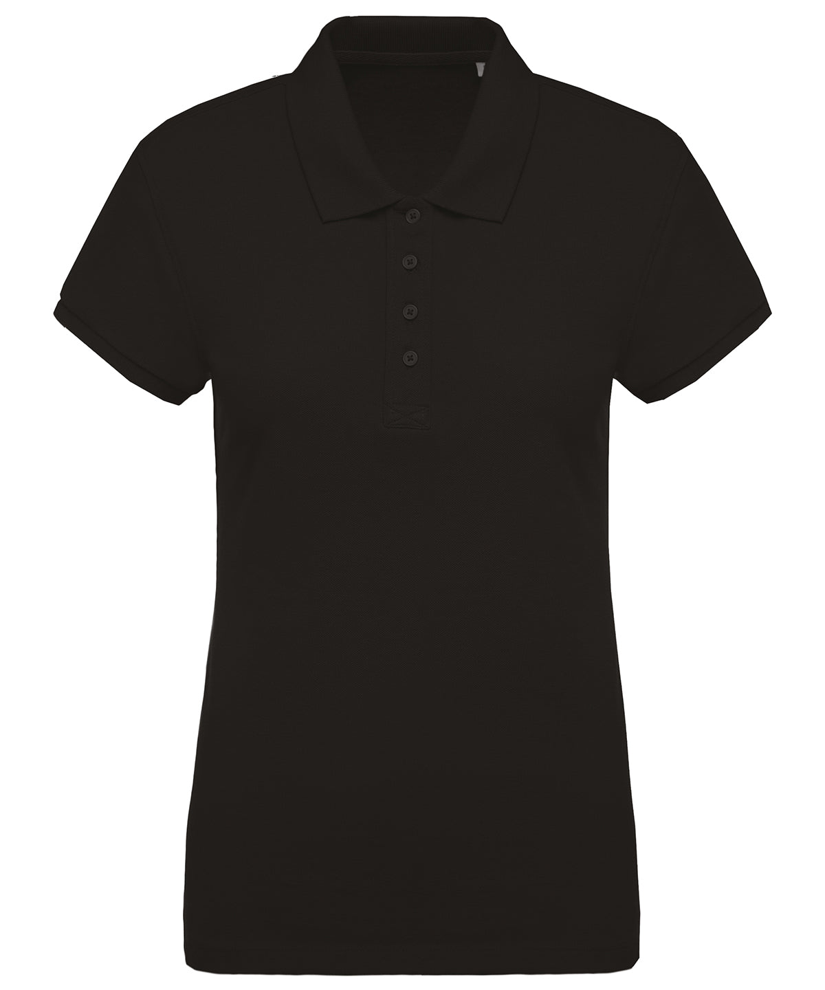 Ladies’ organic piqué short-sleeved polo shirt