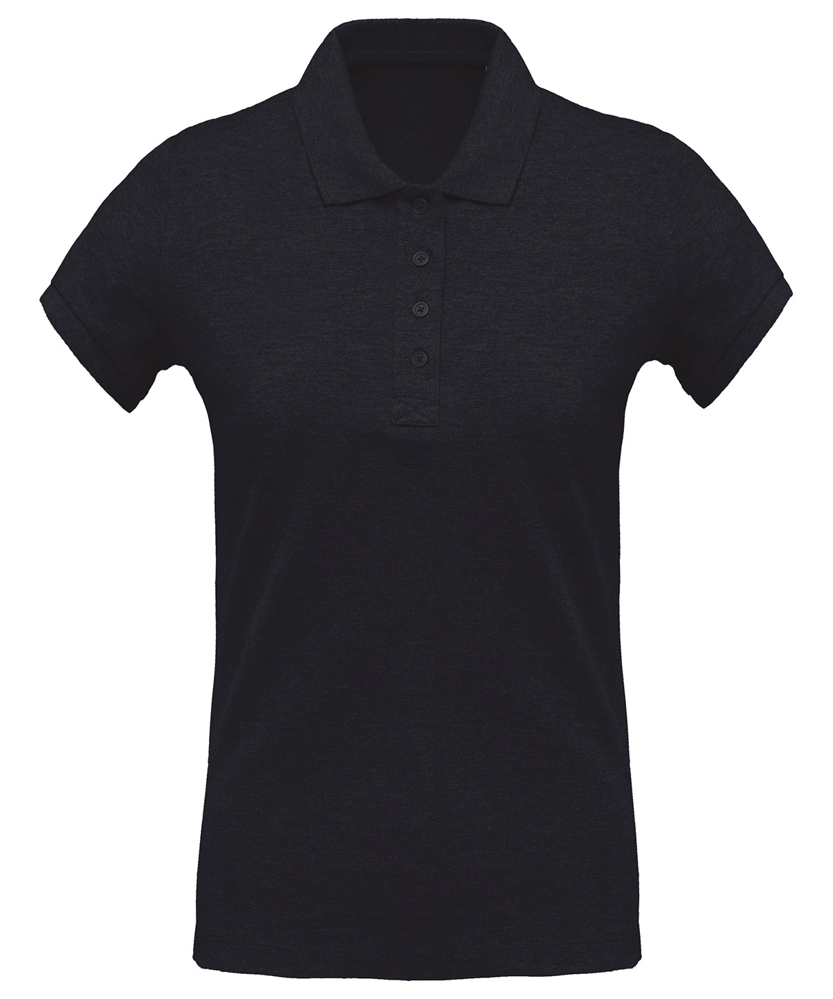 Ladies’ organic piqué short-sleeved polo shirt