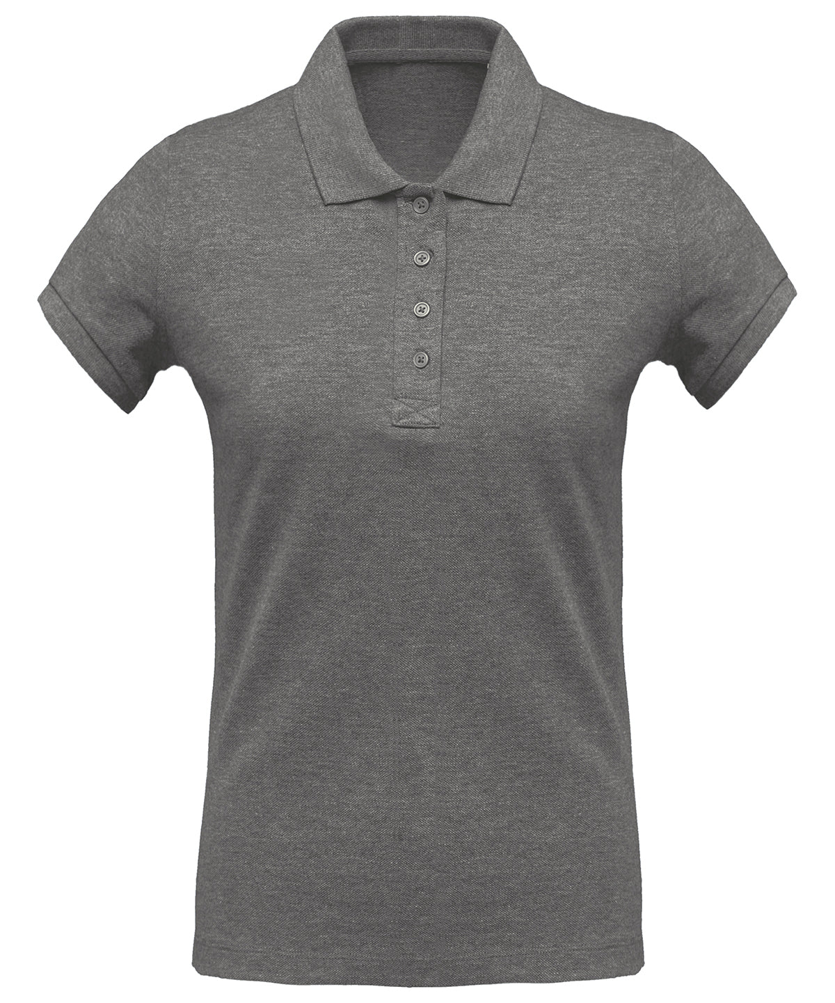 Ladies’ organic piqué short-sleeved polo shirt