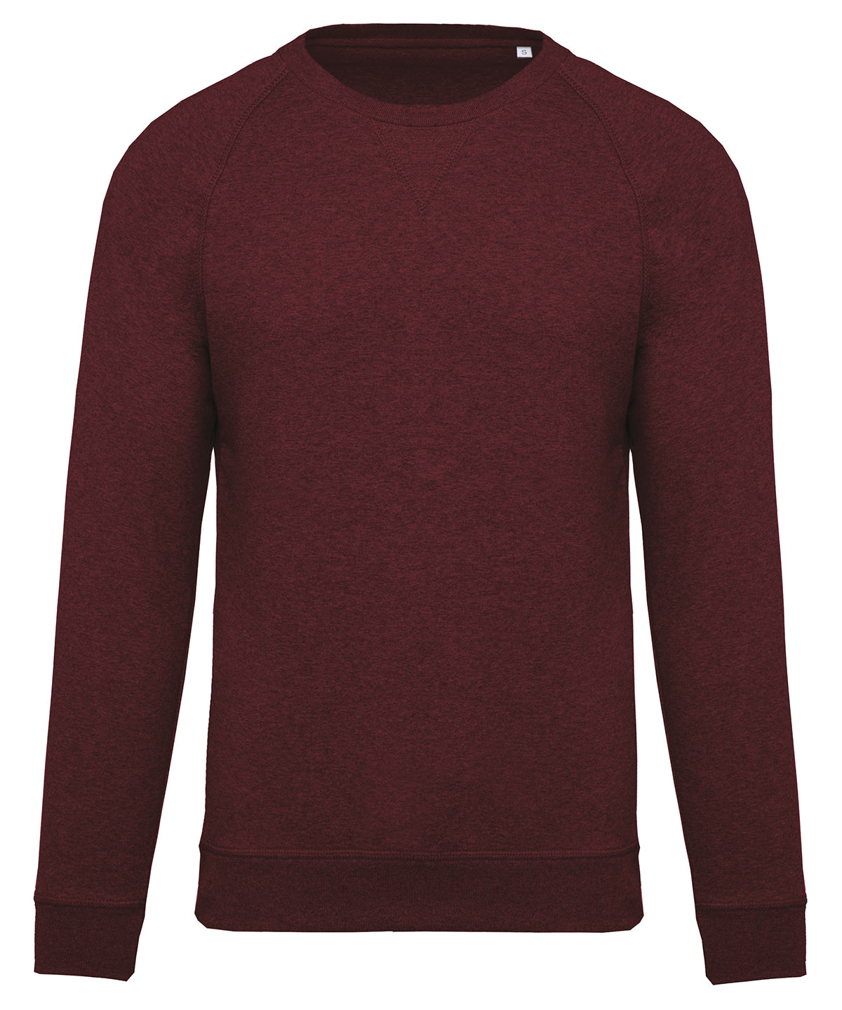 Men's organic cotton crew neck raglan sleeve sweatshirt