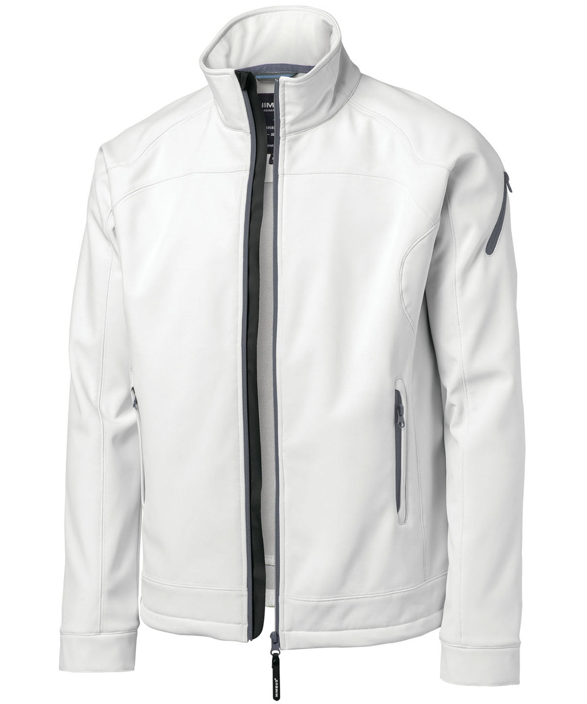 White - Duxbury softshell - GarmentEmbroidery