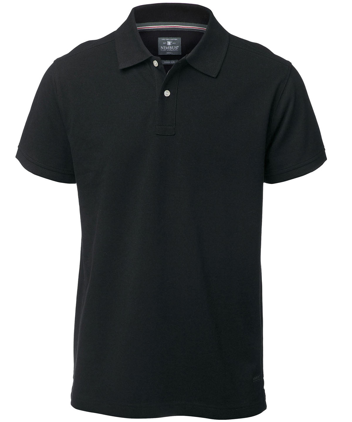 Black - Yale polo - GarmentEmbroidery