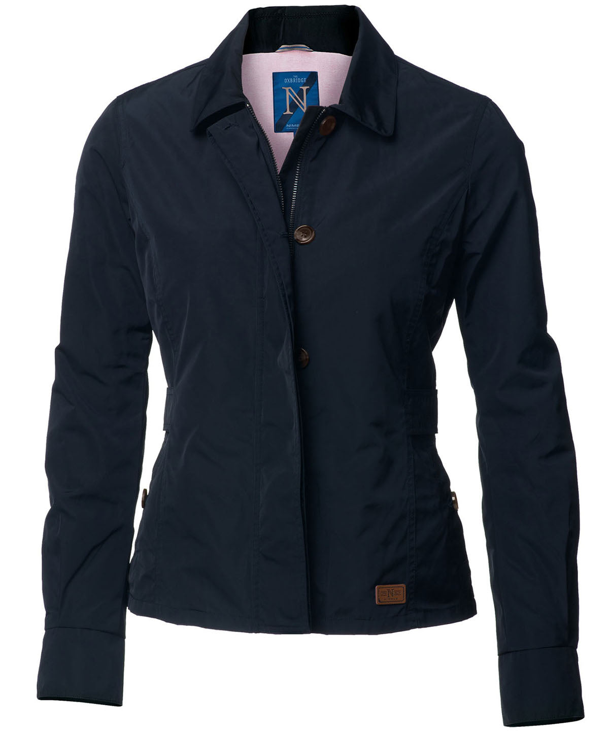 Navy - Women's Oxbridge jacket - GarmentEmbroidery