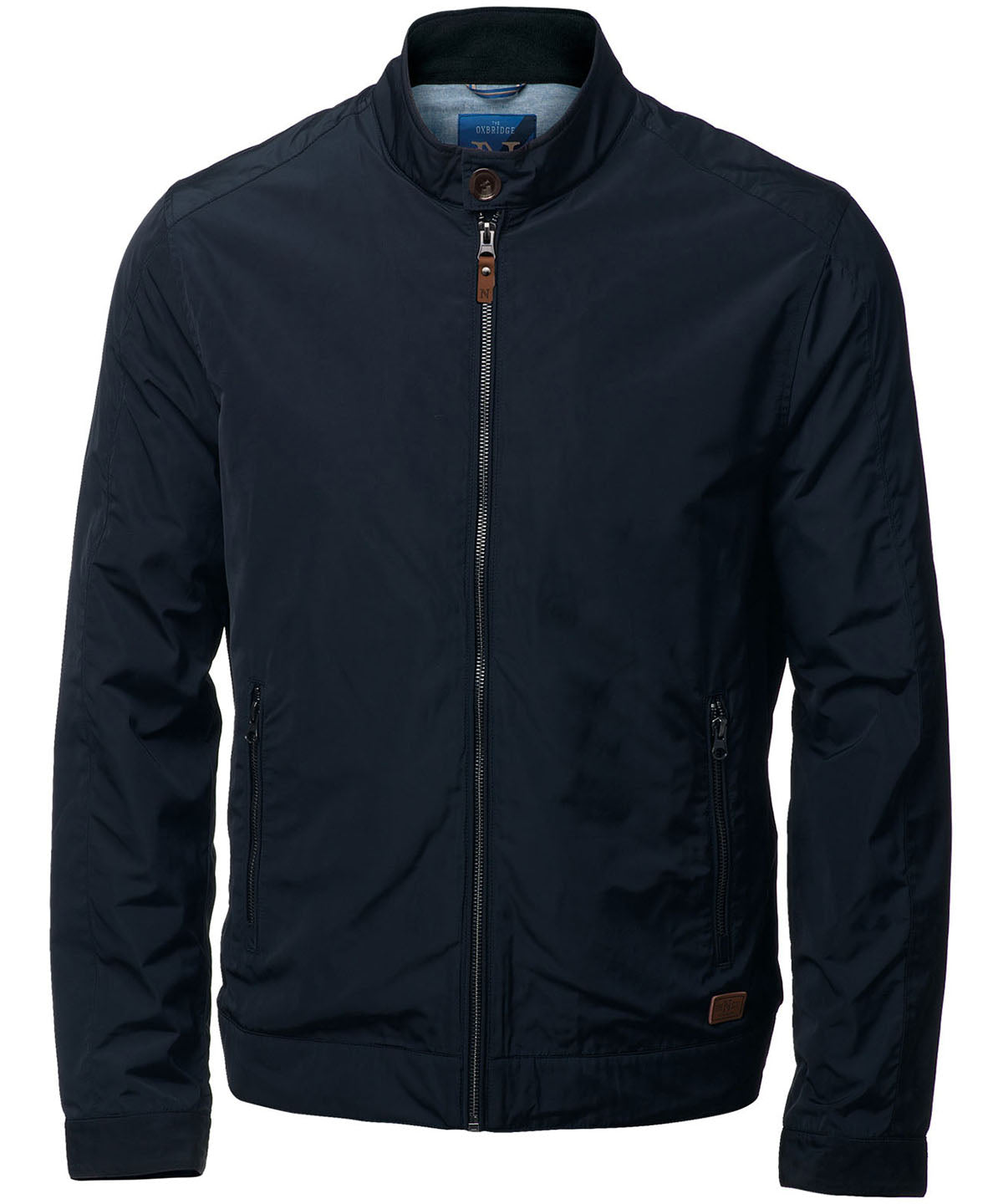 Navy - Oxbridge jacket - GarmentEmbroidery