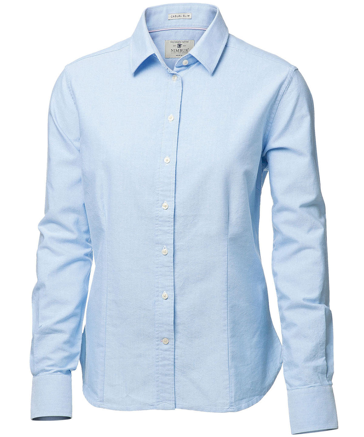 Light Blue - Women's Rochester Oxford shirt - GarmentEmbroidery