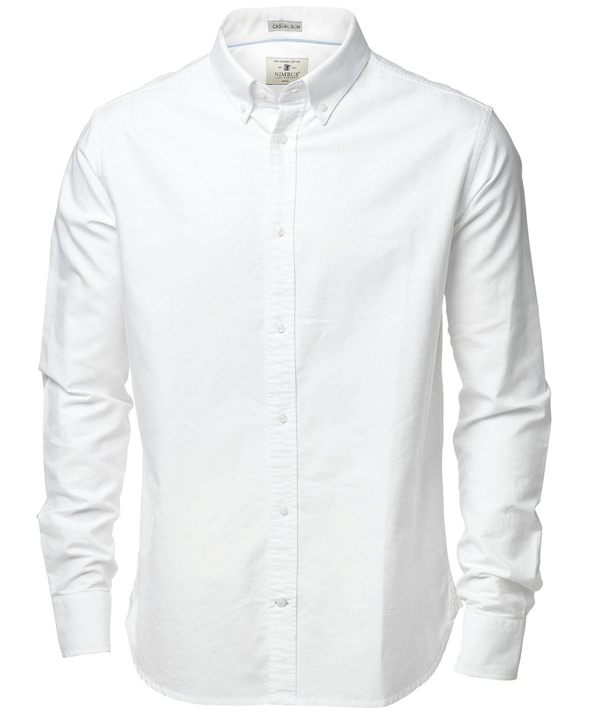 White - Rochester Oxford shirt - GarmentEmbroidery