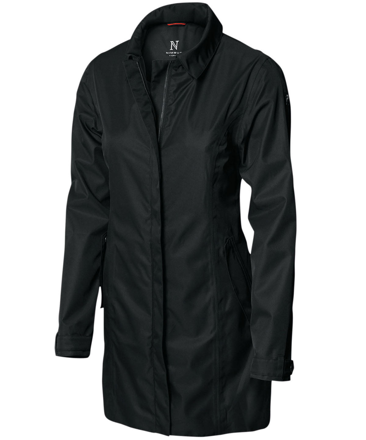 Black - Women's Seattle waterproof business coat - GarmentEmbroidery