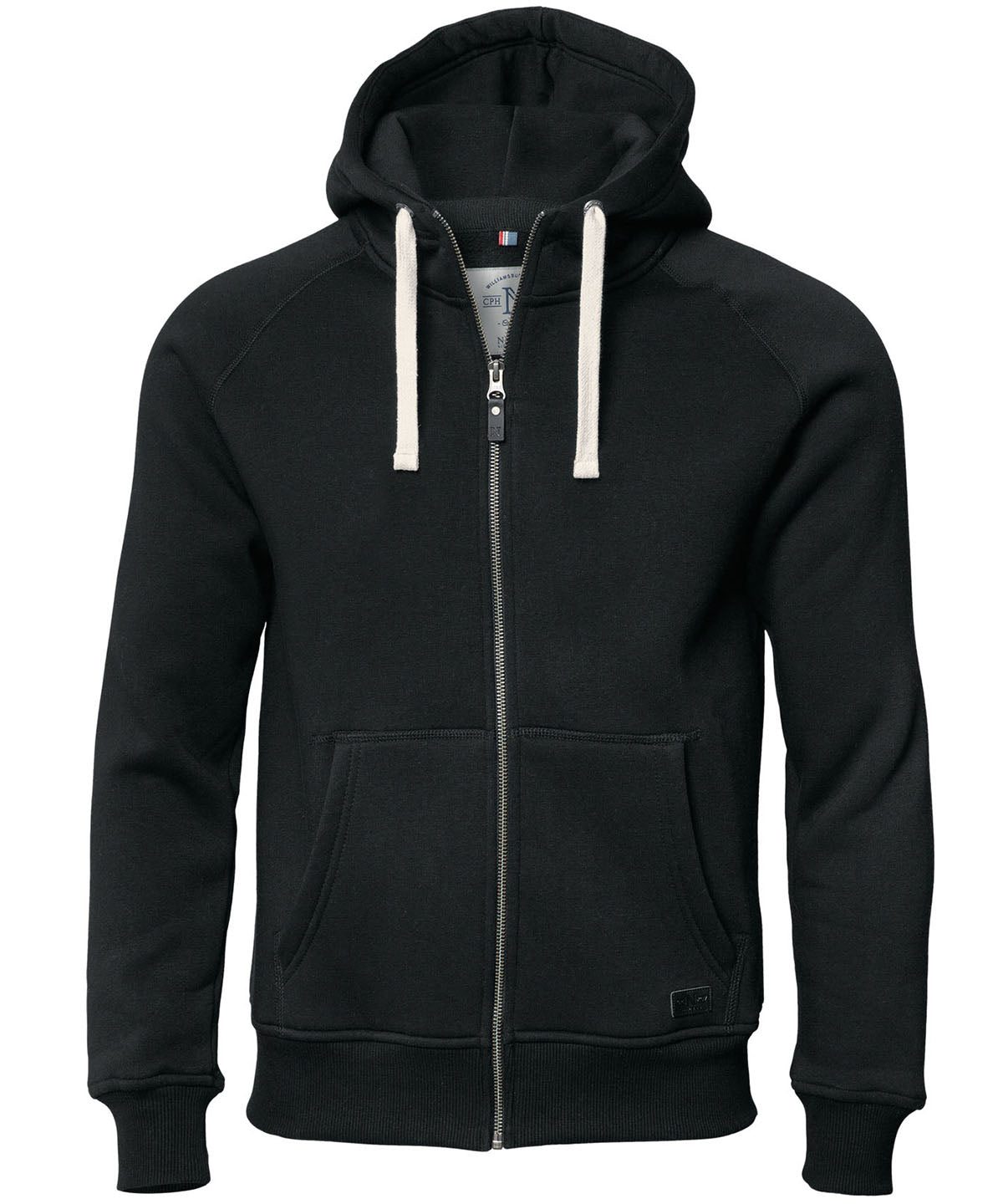 Black* - Williamsburg fashionable hooded sweatshirt - GarmentEmbroidery