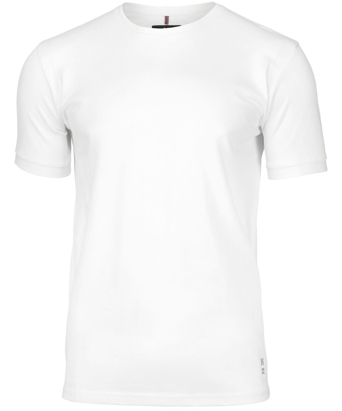 White - Danbury piqué tee - GarmentEmbroidery