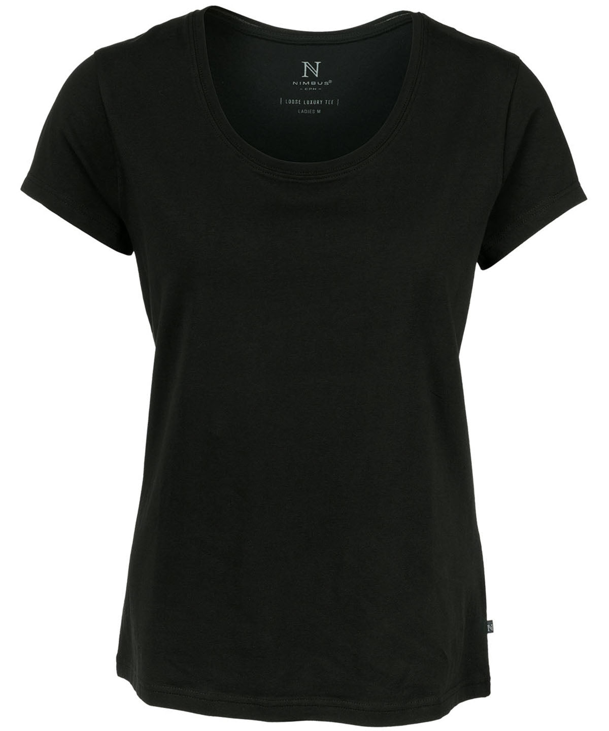 Black - Women's Montauk essential tee - GarmentEmbroidery