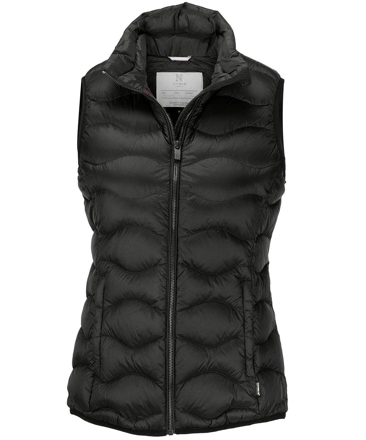 Black - Woman's Vermont down gilet - GarmentEmbroidery