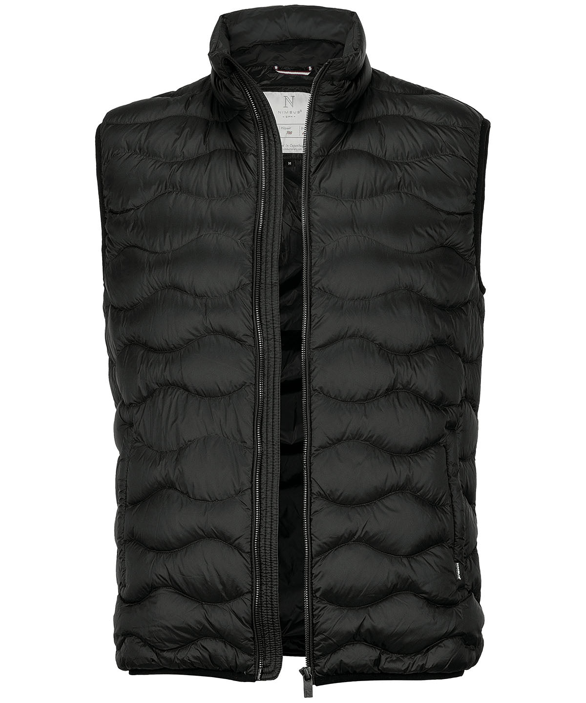 Black - Vermont down gilet - GarmentEmbroidery