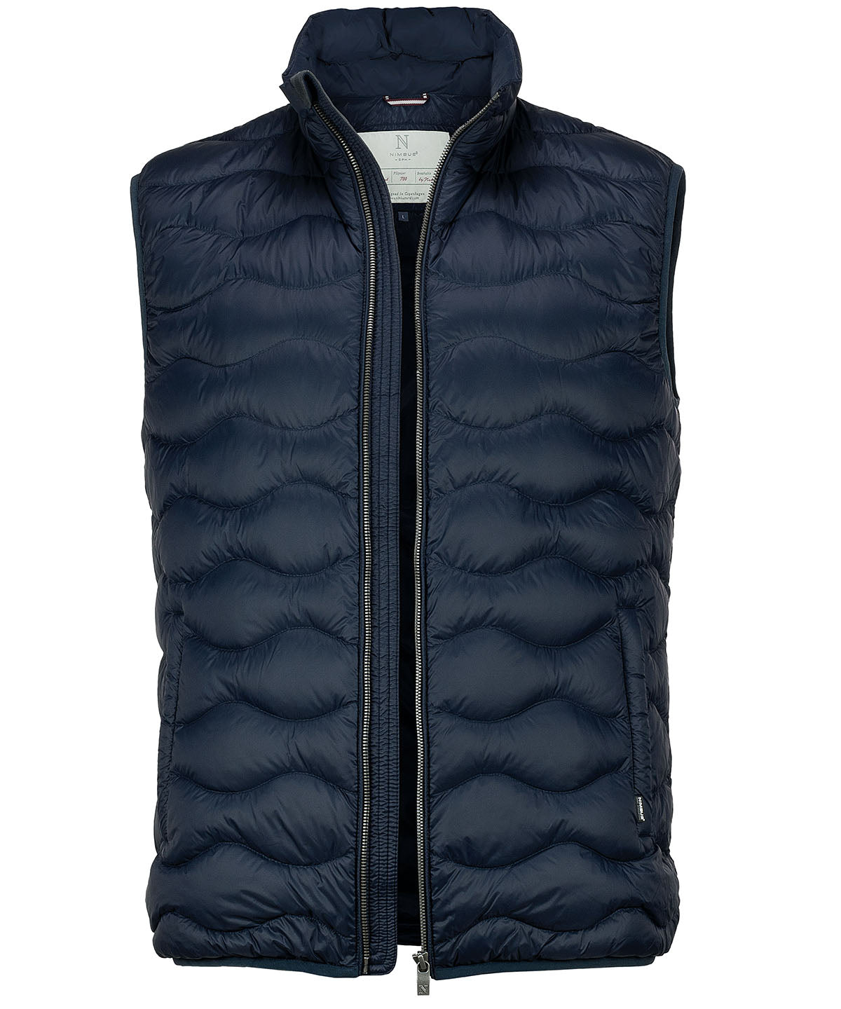 Midnight Blue - Vermont down gilet - GarmentEmbroidery