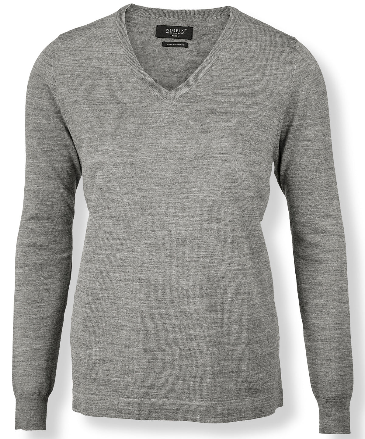 Grey Melange - Women's Ashbury knit - GarmentEmbroidery