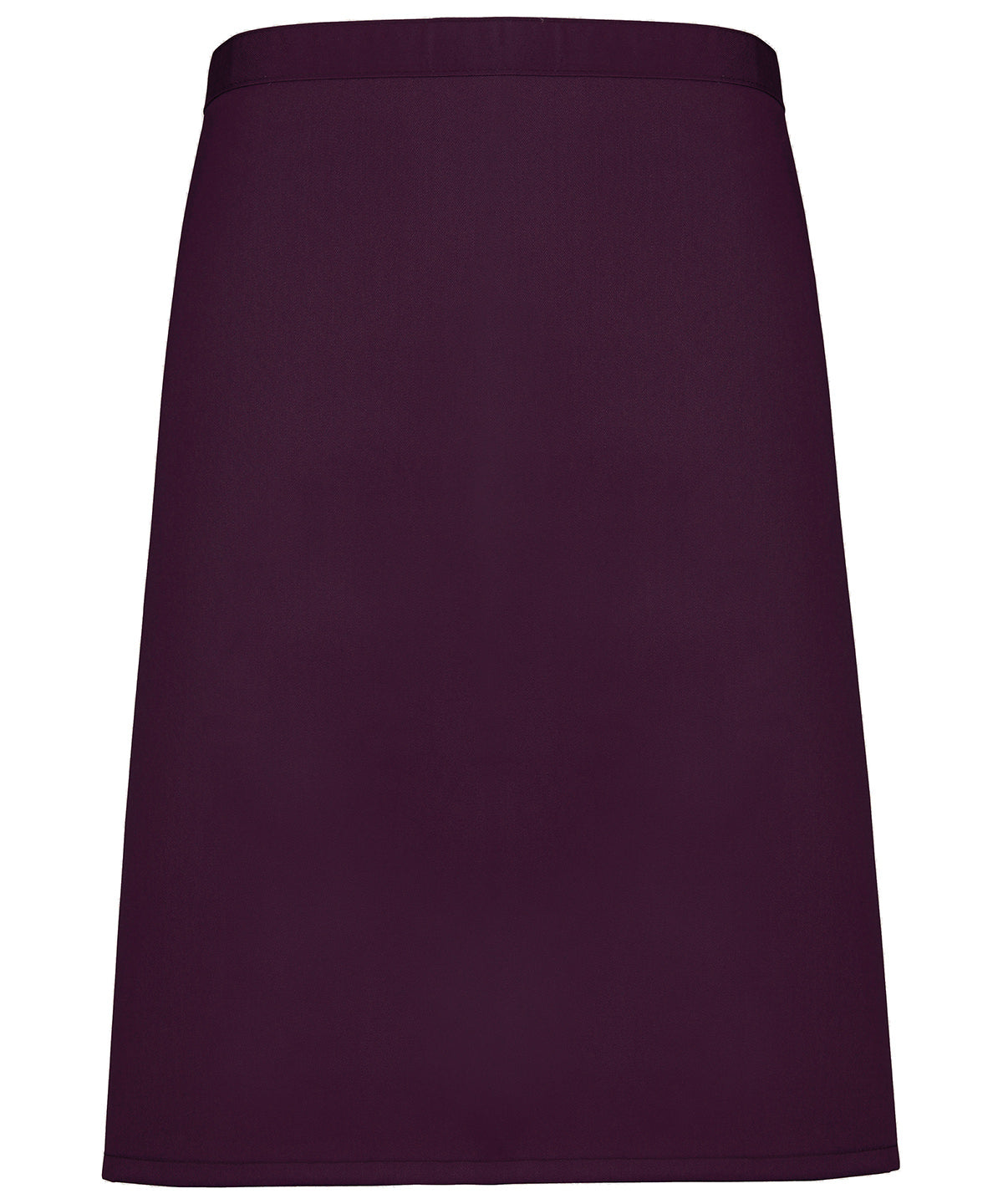 Aubergine - Colours mid-length apron - GarmentEmbroidery