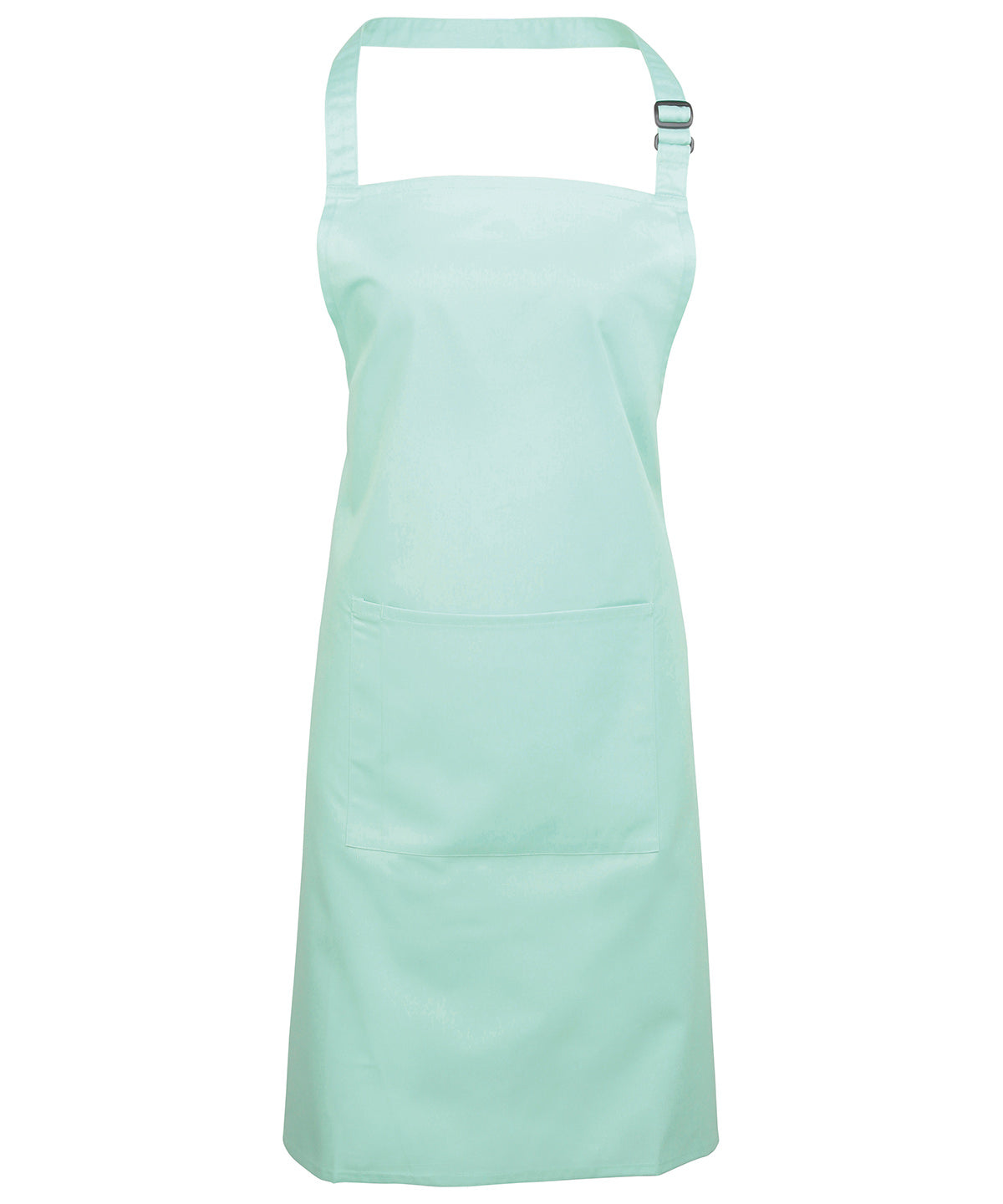 Aqua - Colours bib apron with pocket - GarmentEmbroidery