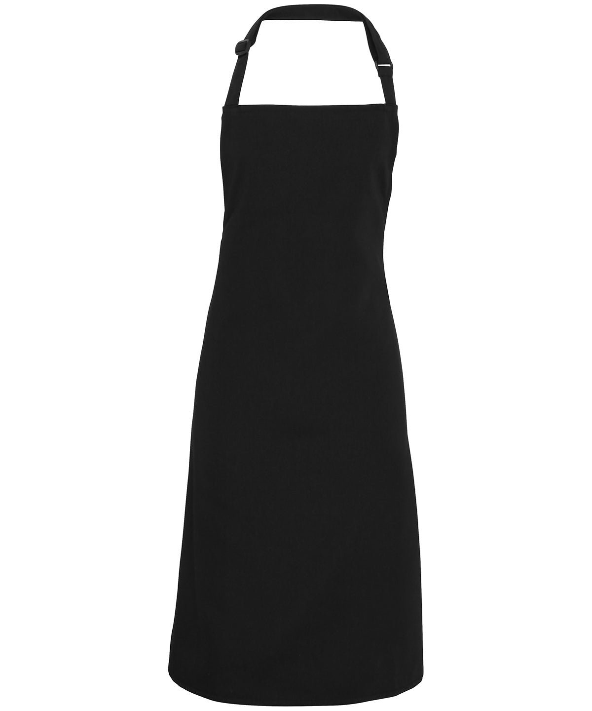 Black - 100% Polyester bib apron - GarmentEmbroidery