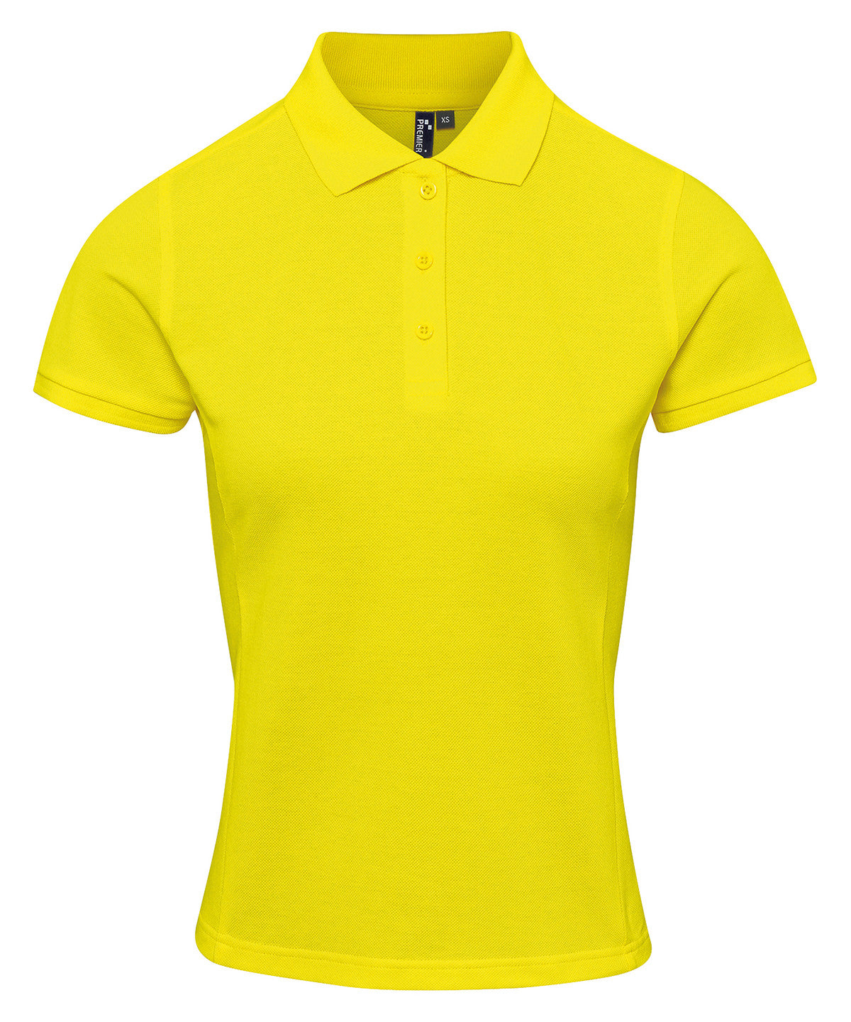 Yellow - Women's Coolchecker plus piqué polo with CoolPlus® - GarmentEmbroidery