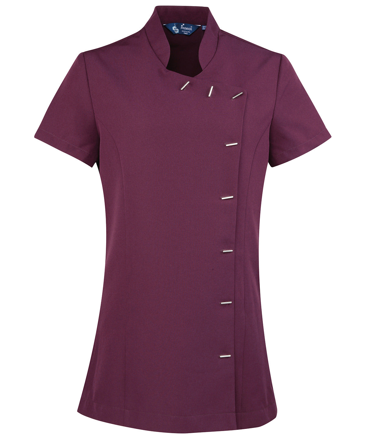 Aubergine - Orchid beauty and spa tunic - GarmentEmbroidery