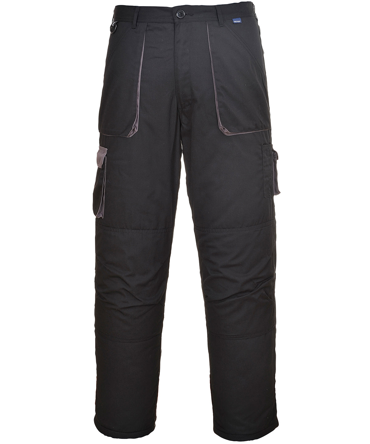 Black/Grey - Portwest Texo contrast trousers (TX11) - GarmentEmbroidery