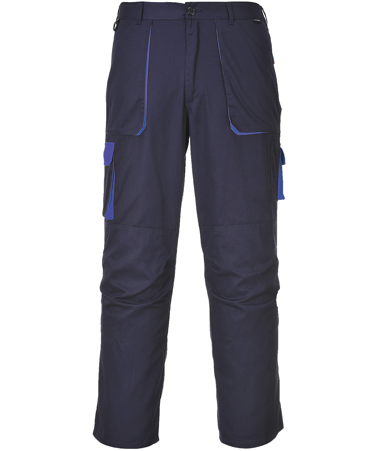 Navy/Royal - Portwest Texo contrast trousers (TX11) - GarmentEmbroidery