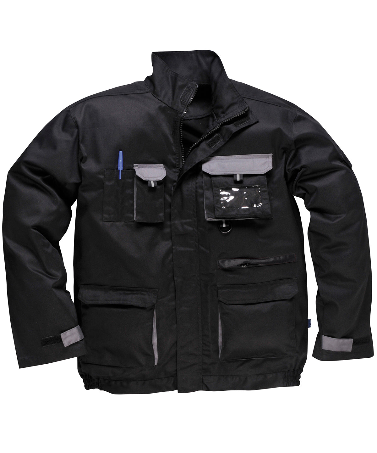 Black/Grey - Portwest Texo contrast jacket (TX10) - GarmentEmbroidery